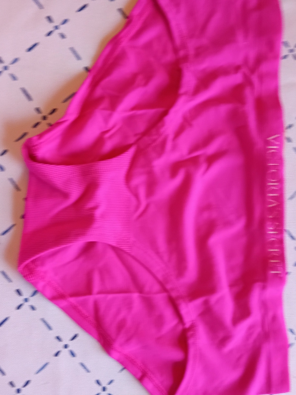 Victoria's Secret Hot Pink Seamless Bikini Panty